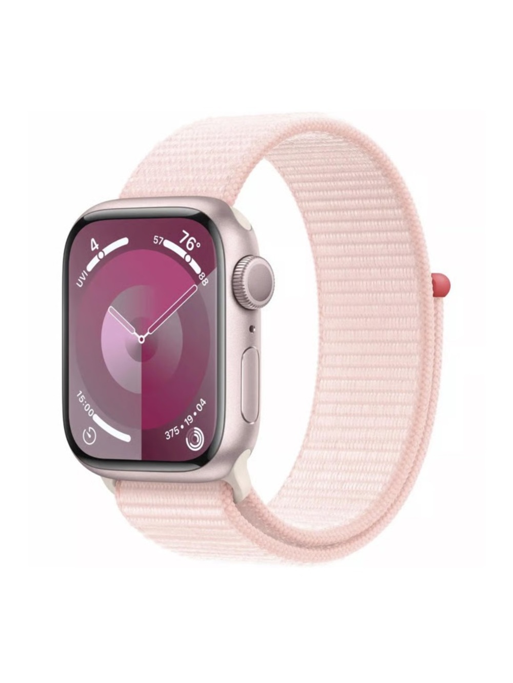 Apple Watch Series 9 + GPS 41mm Aluminum Pink Sport Loop- Great Condition!